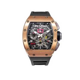 Richarmill Watch Swiss Automatic Mechanical Wrist Watches Men's Series Felipe Massa Chronograph Rose Gold Men's Watch Rm011 WN-7VBD