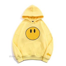 Draw Hoodie Mens Hoodies Sweatshirts and Womens Hoodie Fashion Streetwear Smiley Face Sweater Casual Trend Drew 8 8duv