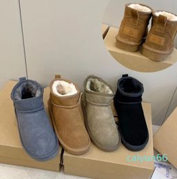 Botas de moda feminina inverno macio e confortável mini botas de neve manter quente sapatos de sola grossa