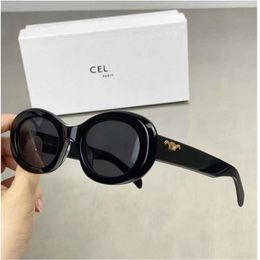 Sunglasses Retro cat's eye sunglasses for women CE's Arc de Triomphe oval French high street dsa98