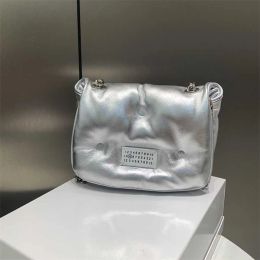 Chic Fashion Soft Pillow Bag Women Shoulder Bags silver Designers Crossbody bags Purse letter print Messenger Bags hot Wallet satchel Bags