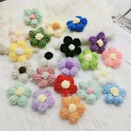 Hair Accessories 10pcs Born Little Knitted Flower Small Hairpin Baby Girls Fine Wispy Mini Latch Wisp Clip Kids Barrettes