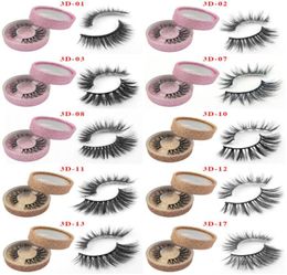 False Lashes 50 Pairs Dramatic Mink Eyelashes Bulk Natural Long Full Strip Luxury Eyelashes Make Up Beauty Long 3D Mink Lashes5820779