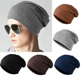 Cycling Caps Classical Men's Autumn Winter Hats Solid Color Beanies Hip- Skullies Female Male Gorro Crochet