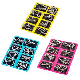 Nine Link Metal Puzzle Toy Intelligence Buckle 8-piece Set Release Buckle