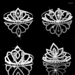 Hair Clips Wedding Tiara Jewellery Bridal Women's Baroque Rhinestone Party Crest Accessories