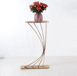 Party Decoration 6PcsGold Flower Stand For Table Centerpiece Dining Floral Wedding Event Decor Birthday Bridal Shower Cou