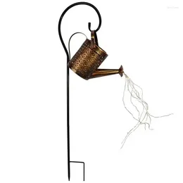 Storage Bags Watering Can For Garden Solar Hanging Light Innovative Outdoor Iron Shower Lamps Wrought Kettle Lamp With