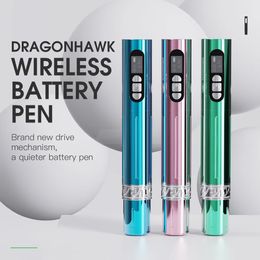 Tattoo Machine Dragonhawk Wireless for Permanent Makeup Pen Beginner Eyebrows Lips Artist Supplies 231030