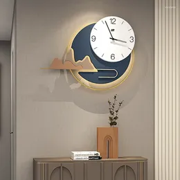 Wall Clocks Luxury LED Clock: Modern And Minimalist Design Ideal For Stylish Living Room Decor Decoration