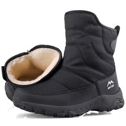 Boots Men Boots Super Warm Snow Boots Chaussure Homme Casual Waterproof Winter Shoes Men Plus Size Work Winter Footwear 231026