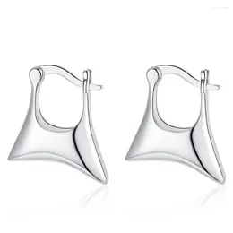 Hoop Earrings Korean Fashion Striped For Women Men Teens Punk Small Male Earring Hip Hop Jewellery