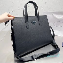 bags men briefcases business trip office leather handbag messenger high