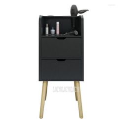 Hooks Simple Hair Salon Cabinet With 2 Big Drawer For Shop Beauty Mirror Side Solid Wood Leg Air Blower Tools Storage8597376