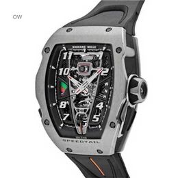 Richarmill Watch Swiss Automatic Mechanical Wrist Watches Men's Series Mclaren Speedtail Automatic Winding Tourbillon Rm40-01 WN-QQ55