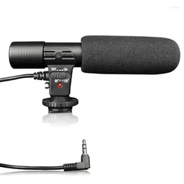 Microphones 3.5mm Universal Microphone External Stereo Mic For Camcorders Digital Video Camera DSLR Accessories