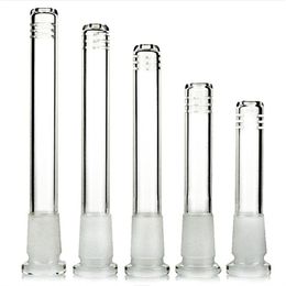 5Pcs Glass Downstem Diffuser 14mm 18mm Male Female Glass Down Stem For Glass Beaker Bongs Water Pipes