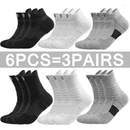 Men's Socks Men Running Sports S Breathable Cotton Long Short Ankle Sock Absorb Sweat Deodorant Sox For Male Spring Winter