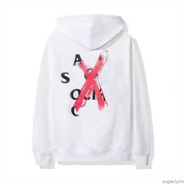 Anti -socials Hoody USA Trendy Clubs Shirt Fiori Cross Circle Pattern Fashion Streetwear Antisocials Swearshirt High Street Jumper incappucciati ILMW1P9H