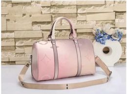 Wholesale popular designer duffel bags Men's and Women's travel bags Large capacity tote bags Classic printed coated canvas leather travel bags Boarding bags