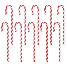 Christmas Decorations 18 Holiday Tree Ornaments Candy Cane Red And Striped