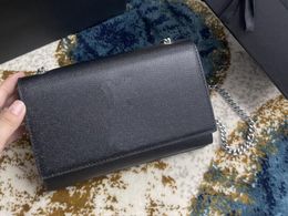 5A Cosmetic Bags 469390 20cm Y SL Small Kate Grain De Poudre Embossed Leather Flap Shoulder Handbag Discount Designer Purses For Women Fendave