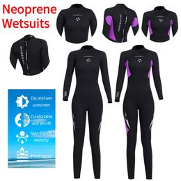 Swim wear 3mm Neoprene Wetsuits Long Sleeve Keep Warm Full Scuba Diving Suit Swimwear Snorkelling Surfing Wetsuit 231030