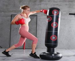 Boxing Punching Bag Boxing Muay Thai Inflatable Tumbler Punching Sandbag for Kid Adult Force Core Training Tool1381048
