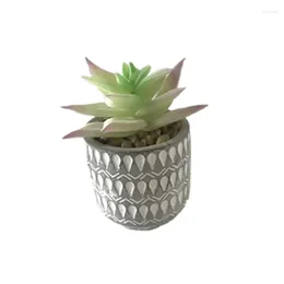 Baking Moulds Cement Round Flower Cactus Pot Mould DIY Concrete Resin Plaster Planter Silicone Molds