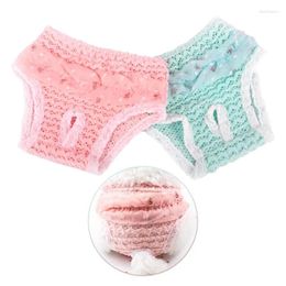 Dog Apparel Reusable For Pants Pet Washable Physiological Diapers Panties Cozy Sanitary Chiffon Short Puppy Female Dogs Small