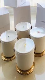 Scented Candle lle Blanche Feuilles d039Or L039Air du Jardin Dehors II Neige Designer Perfume Aromatherapy Fragrance for Wom2252477