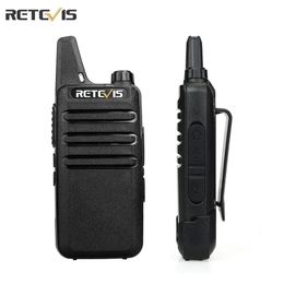 Walkie Talkie RETEVIS 2 pcs Mini PMR 446 Portable Twoway Radio ht PTT Walkietalkies RT622 for Hunting Cafe RT22 231030