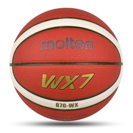 Balls Molten Basketball Ball Official Size 765 PU High Quality Outdoor Indoor Match Training Men Women baloncesto 231030