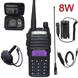 Walkie Talkie Professional UV82 FM Baofeng UV 82 8W Ham Radio Station VHF UHF Transceiver Hunting Radios Amateur Comunicador 231030