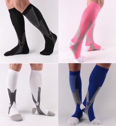 Cycling Soccer Socks Long Sleeve Unisex Leg Support Stretch Magic Compression Fitness Football Basketball Socks Performance Runnin6751399