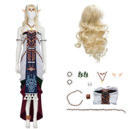 Cosplay Adult Women Game Costume Tears The Kingdom First Queen Of Hyrule Dress Sonia Cosplay Complete Outfit Customizable