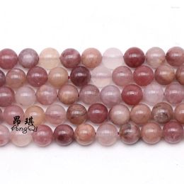 Beads Natural Lepidolite Stone Round Loose 4 6 8 10 12mm Pick Size Spacer For Jewellery Making DIY Bracelets Necklaces 15''