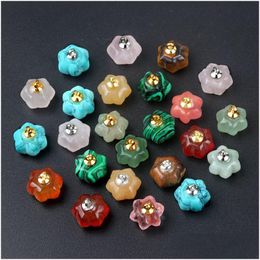 Charms Mini Natural Stone Halloween Pumpkin Crystal Pendant For Jewellery Making Crafts Diy Earring Necklace Handmade Accessor Dhgarden Dhacx