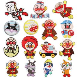 Anime Cartoon Iron on Patches Jester Characters Threads Embroidered Appliques Sew on Patch DIY Clothing Craft Decoration Accessories