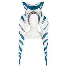 Halloween Carnival Masquerade Star Rebels Superhero Ahsoka Cosplay Costume Accessories Fancy Headwear Mask