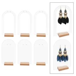 Jewellery Pouches Acrylic Earring Display Stand Ornaments Detachable Clear Organiser For Cabinets Store Home Shop Windows Desktop