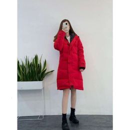 Puffer Designer Canadian Goose Mid Length Version Pufferer Down Womens Jacket Down Parkas Winter Thick Warm Coats Womens Windproof Streetwear91