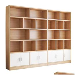 Commercial Furniture Custom Design Solid Wood Ecological Board Large Modern Bookshelf Display Case Purchase Contact Us Drop Delivery Dhvxk