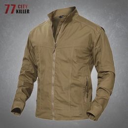 Men's Jackets Cargo Tactical Jacket Men Wear-resistant Waterproof Breathable Casual Coats Male Outdoor Commute Hiking Climbing Mens Jackets 231030