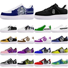 DIY shoes winter beautiful lovely autumn mens Leisure shoes one for men women platform casual sneakers Classic clean cartoon graffiti trainers sports 55192