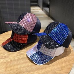 Ball Caps Baseball Cap Women's Stage Rhinestone Performance Men And Outdoor Sunshade Fashion