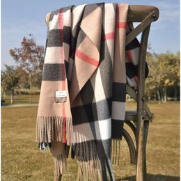 Designer cashmere scarf Winter women and men long Scarf quality Headband fashion classic printed Cheque Big Plaid Shawls45621