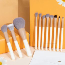 Makeup Brushes 11Pcs CPowder Foundation Eyeshadow Eyeliner Make Up Cosmetics Blending Soft Maquiagem