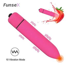 Mini 10-Speed Sex Toys Vagina G Spot Vibrator for Women Clitoral Stimulator Vibrating Bullets Female Masturbation Adult Supplies 231012