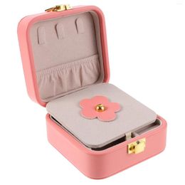 Jewelry Pouches Multifunctional Box Necklace Case Storage Organizer Small Mirror Makeup